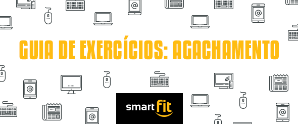 guia exercícios agachamento corrida smart fit