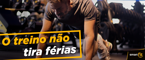 O treino não tira férias!